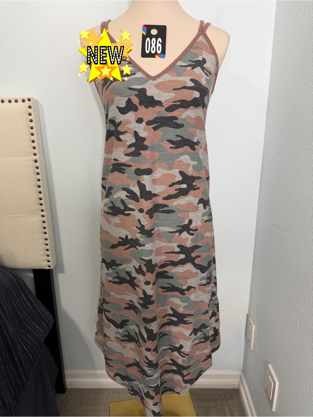 Hem and Thread Dress #086